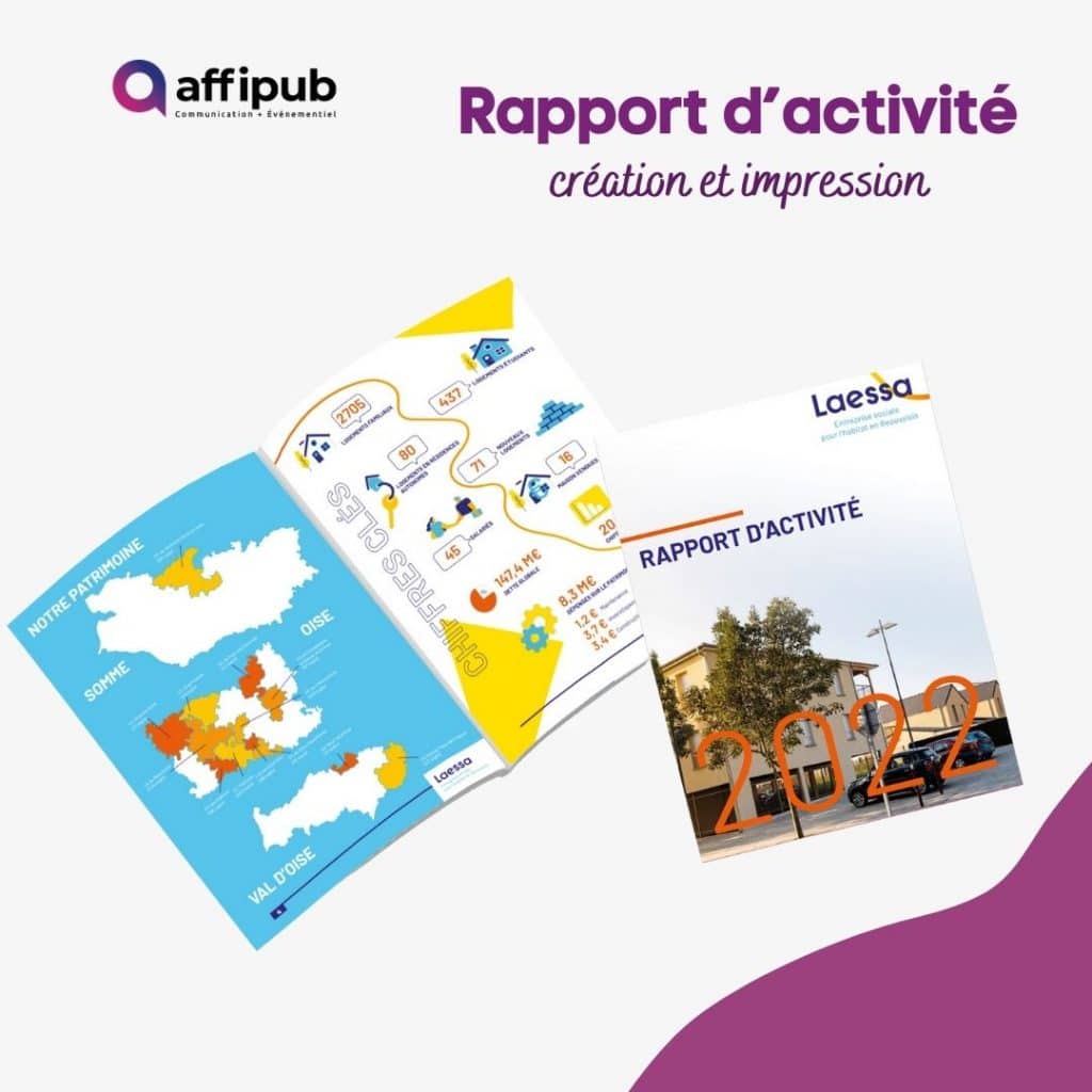 Rapport d'activité de la LAESSA par Affipub Communication