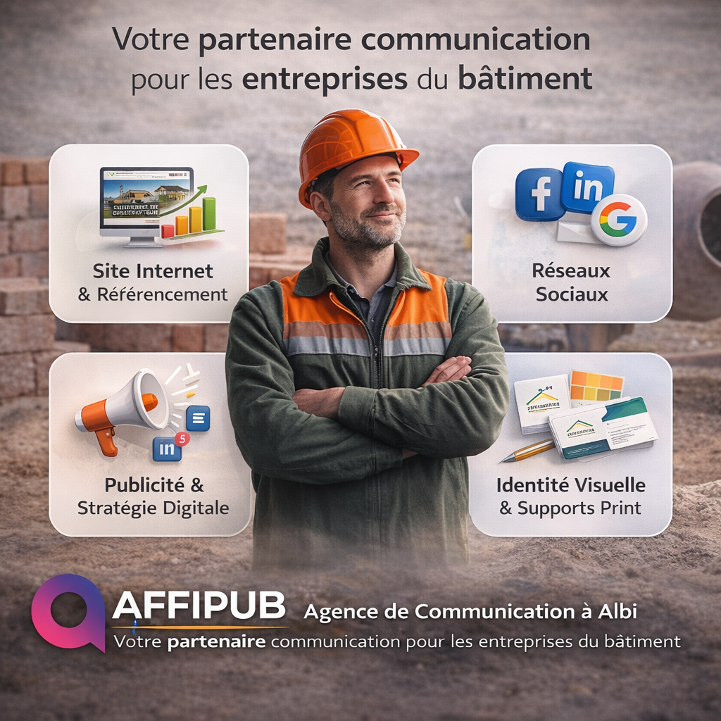 Affipub agence de communication pour entreprises artisanales du bâtiment